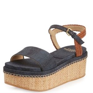 Stuart Weitzman Yourway Denim Platform Sandal